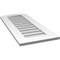 Ekena Millwork Arch Top Surface Mount PVC Gable Vent: Functional, w/ 3-1/2"W x 1"P Standard Frame, 16"W x 38"H GVPAR16X3801SF - alternate 3